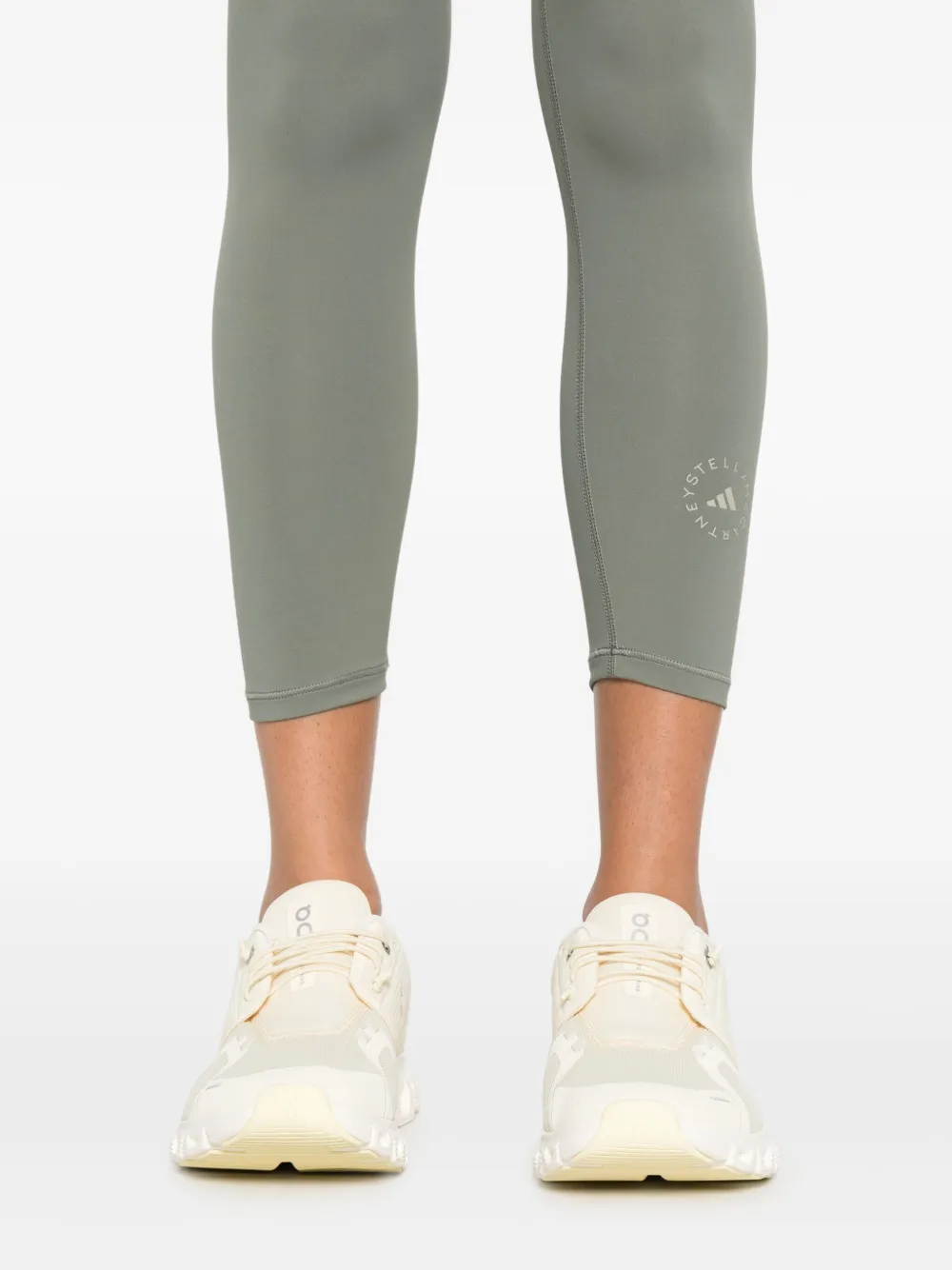 adidas by Stella McCartney Legging met ronde vlakken Groen
