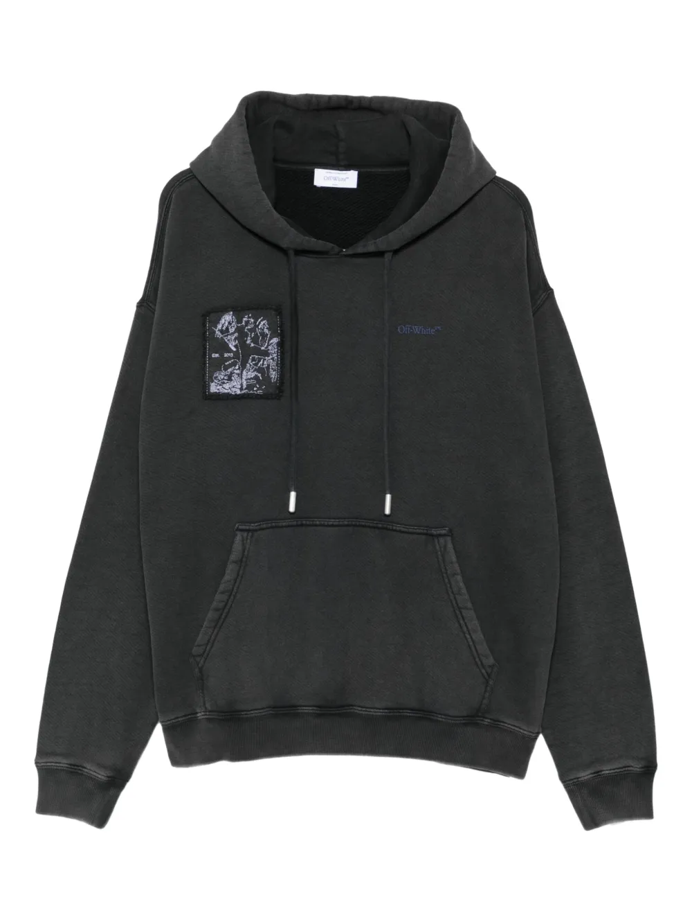 Off-White グラフィック パーカー - ブラック Off-White グラフィック パーカー - ブラック