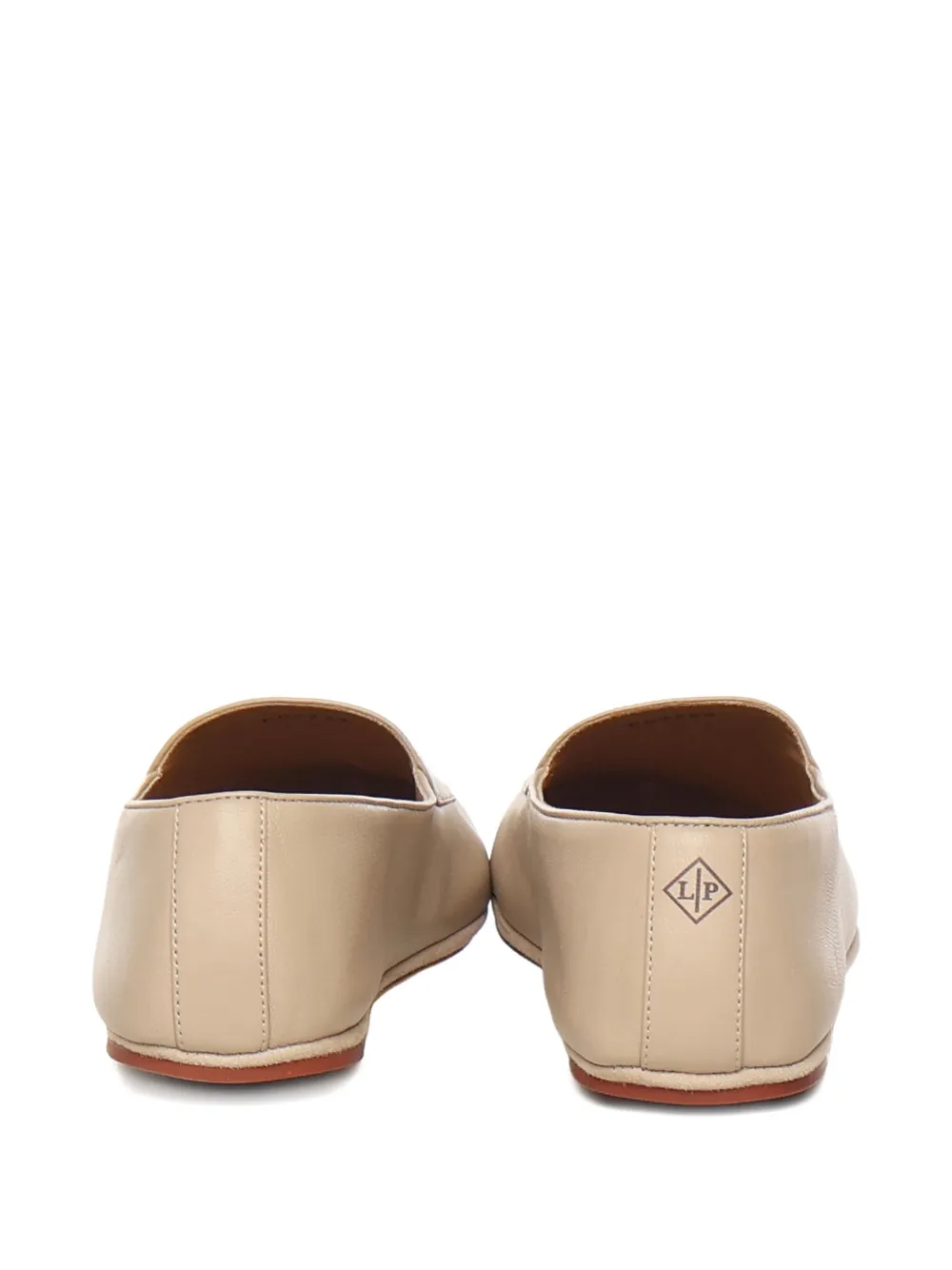 Loro Piana leather ballet flats Beige