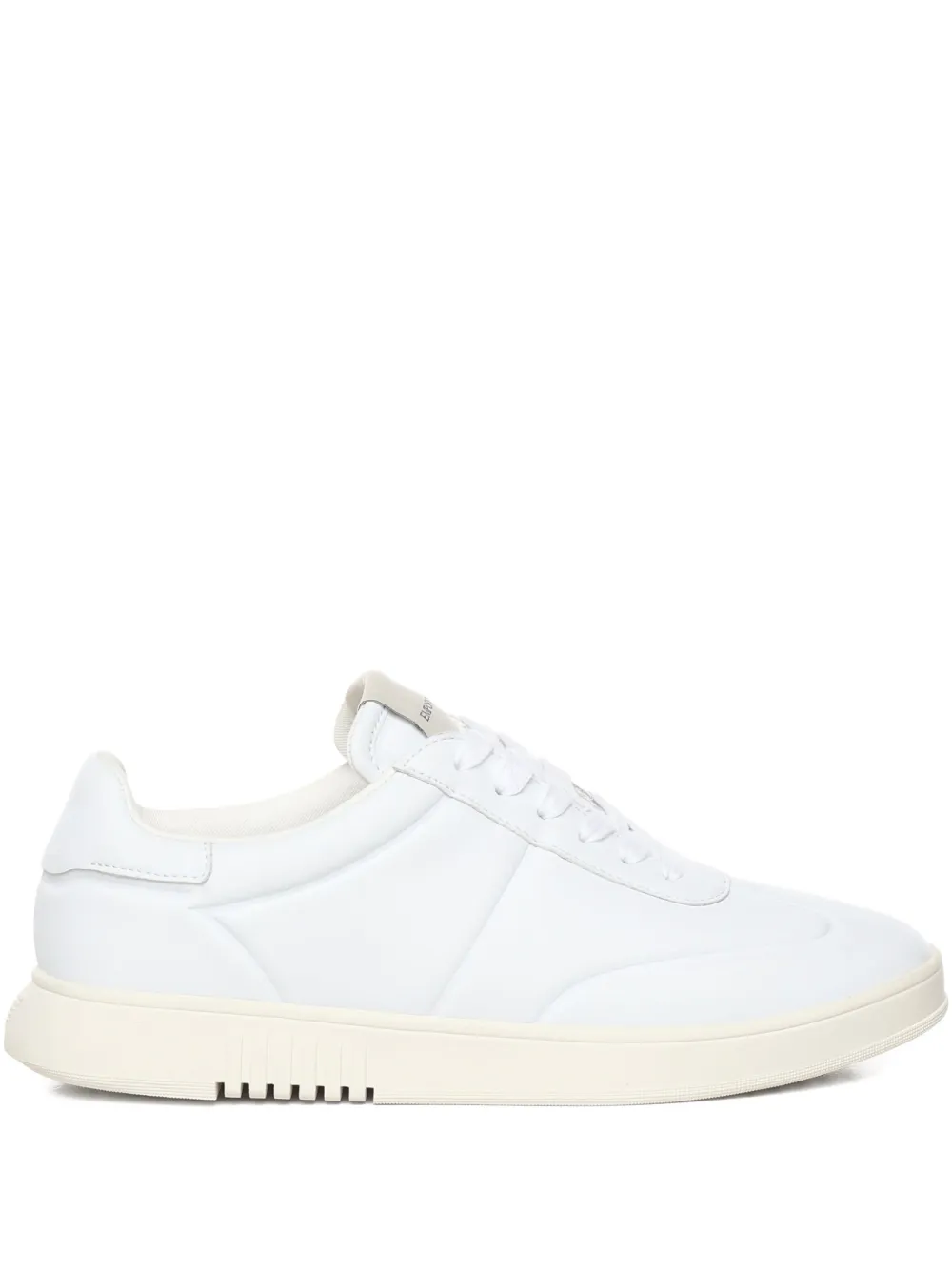 Emporio Armani leather sneakers White