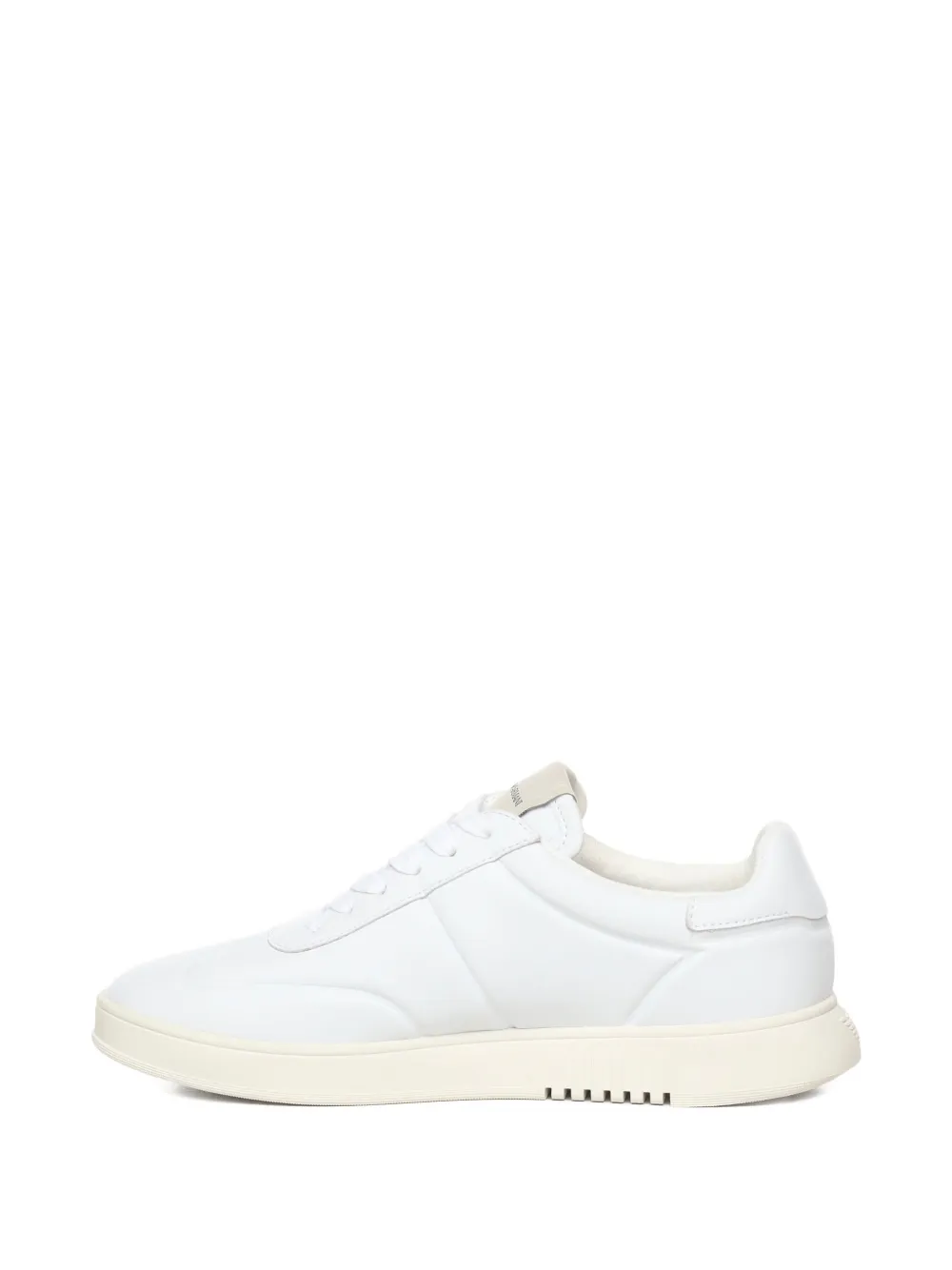 Emporio Armani leather sneakers White