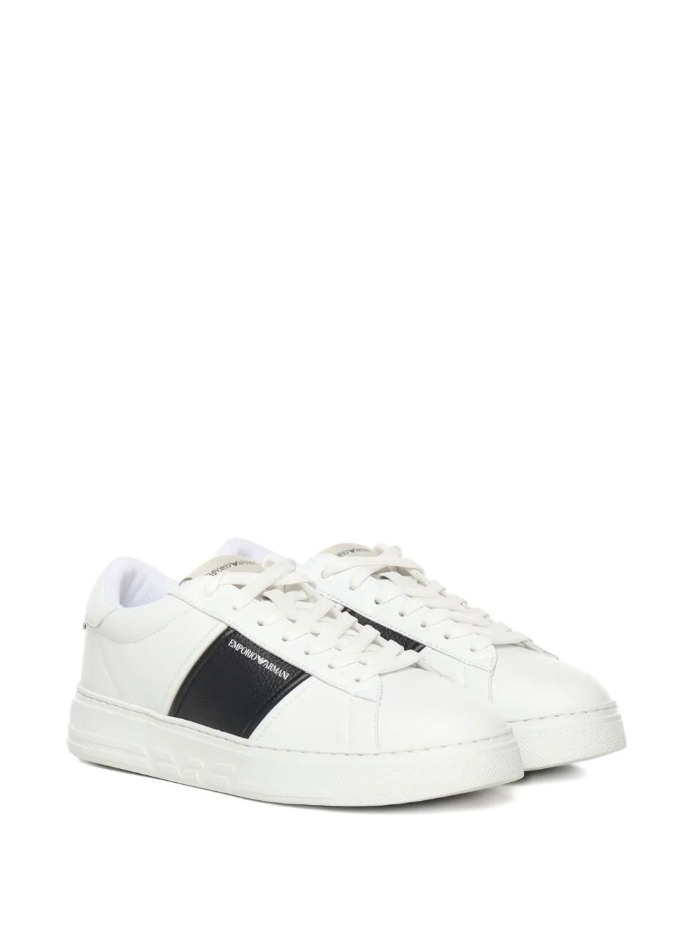 Emporio Armani lace-up sneakers White