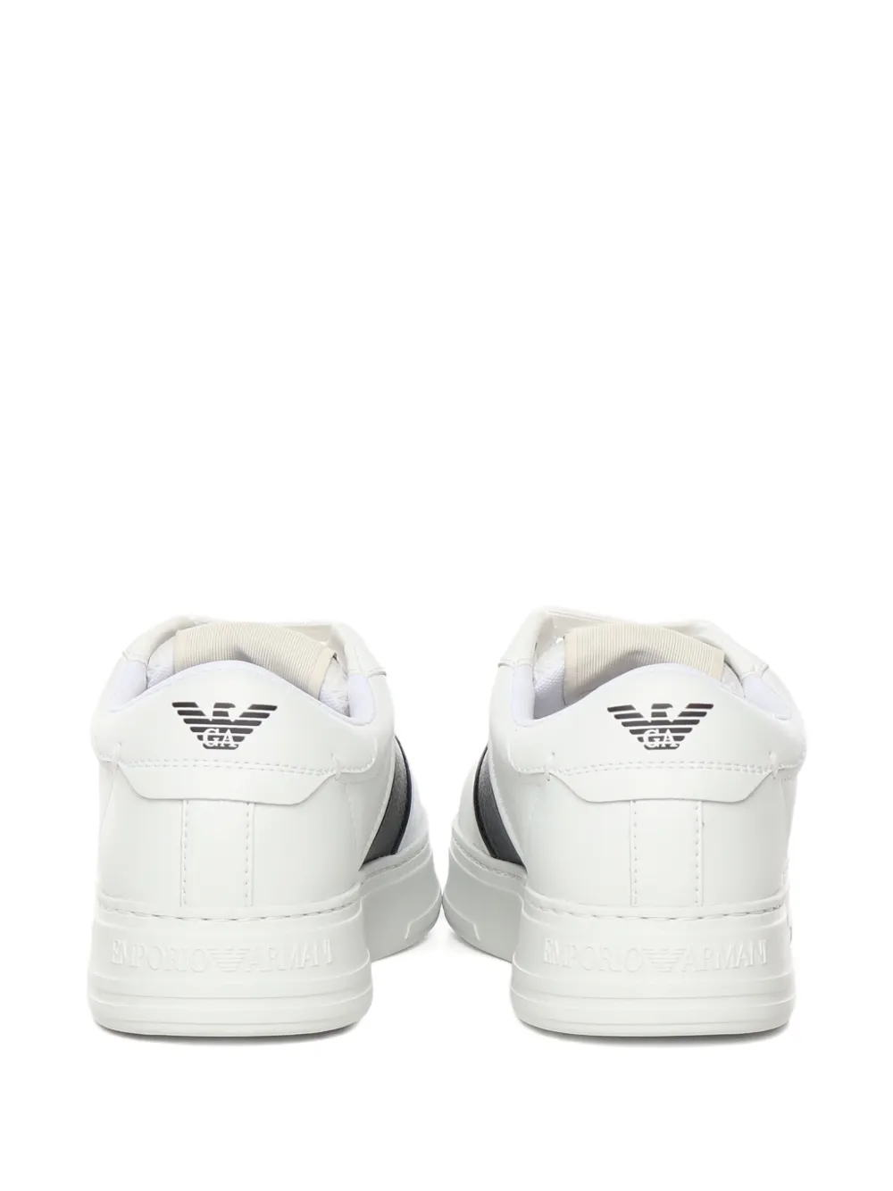 Emporio Armani lace-up sneakers White