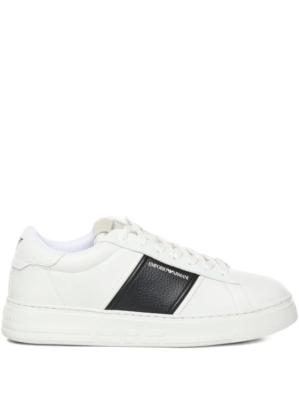 Emporio Armani lace-up sneakers White