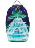 sprayground kid spaceship-print backpack - Blue