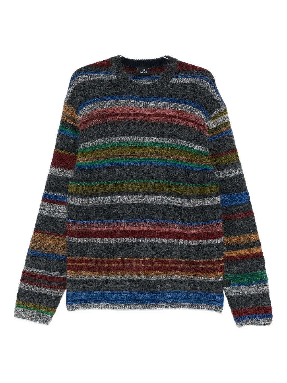 Paul Smith striped crew-neck sweater | Grey | Image 1