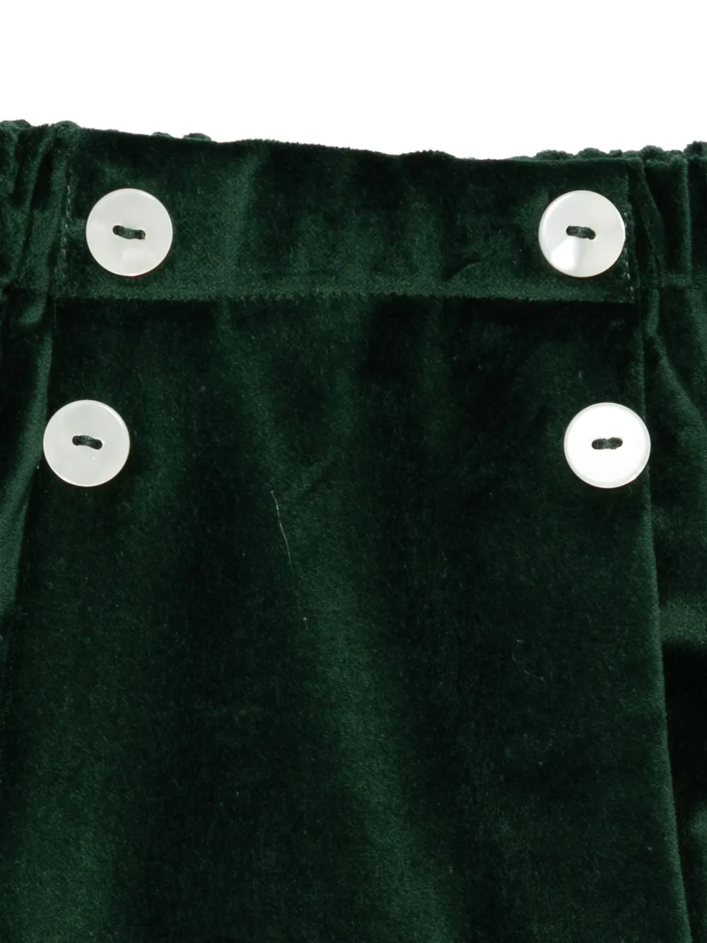 Siola Velvet Bloomers In Green