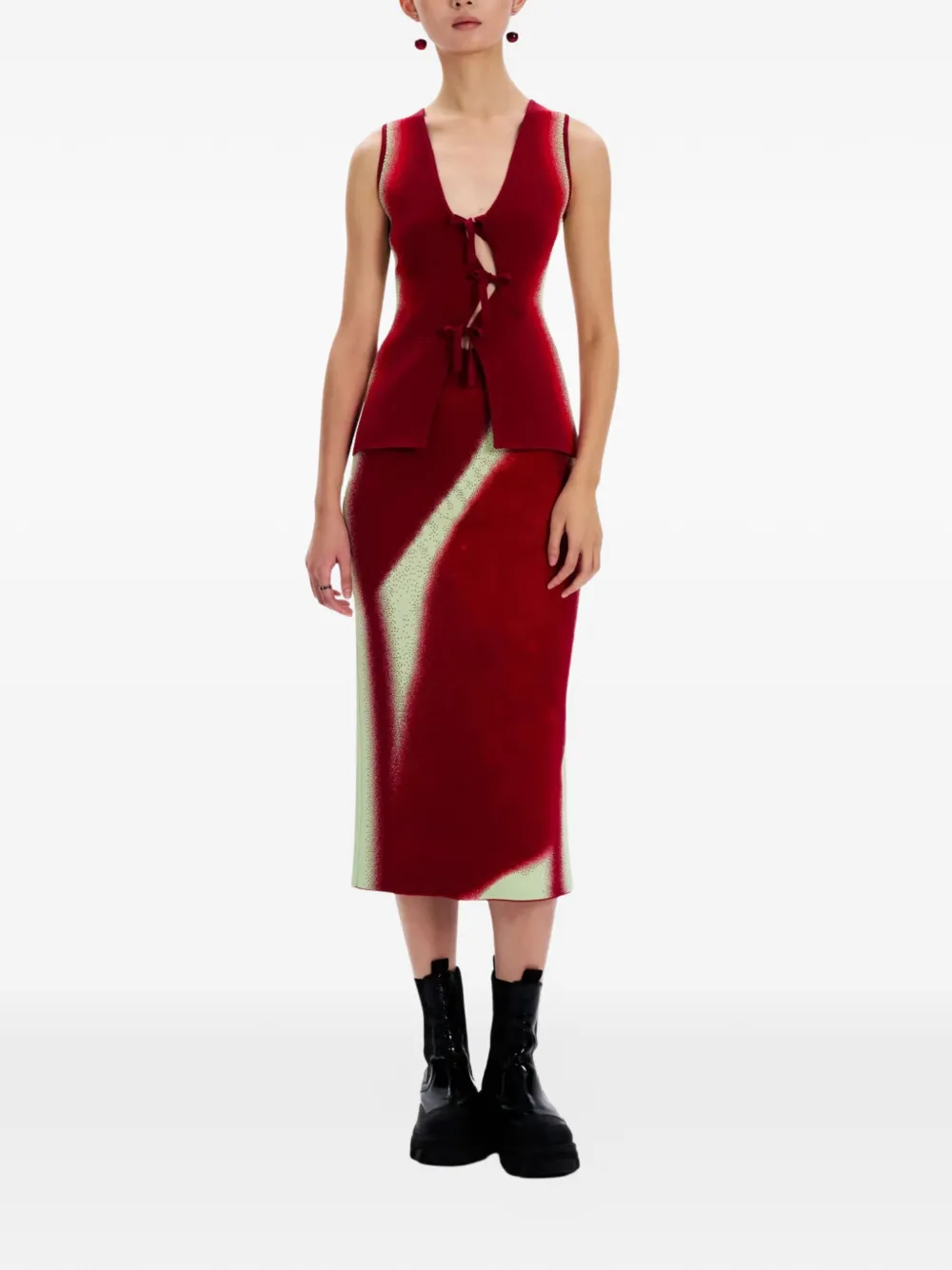 PH5 Sophie rok met split Rood