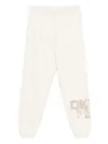 DKNY cotton blend track pants - White
