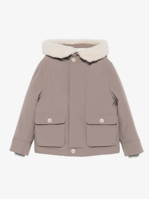 Brunello Cucinelli Kids Giacca con cappuccio