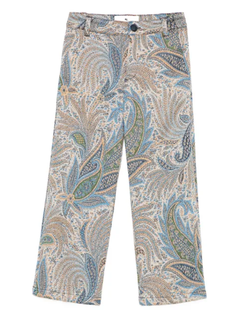ETRO KIDS paisley-pattern trousers