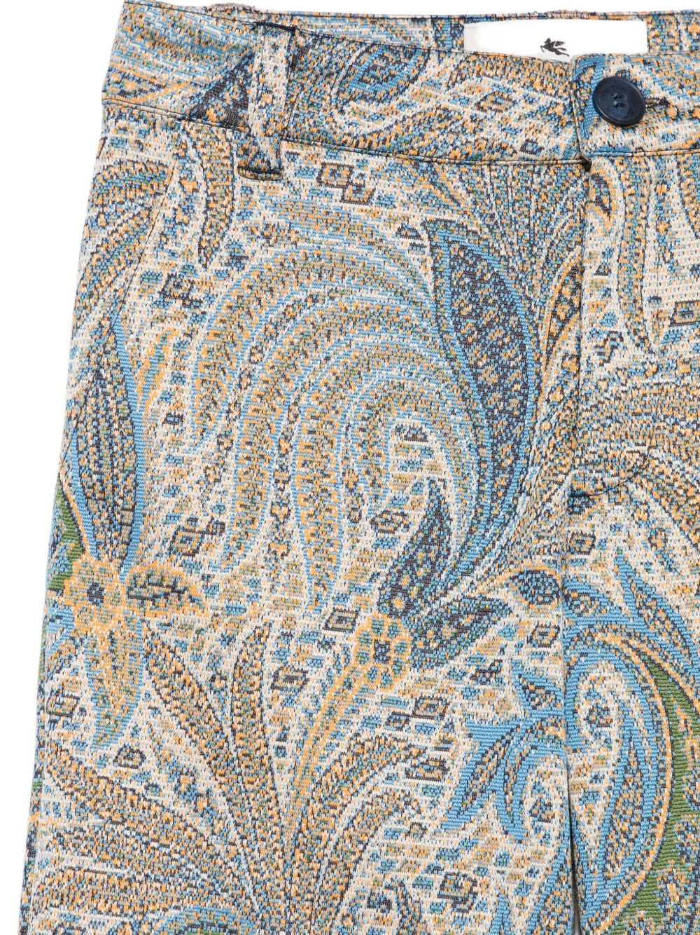 ETRO KIDS Broek met paisley-print Blauw