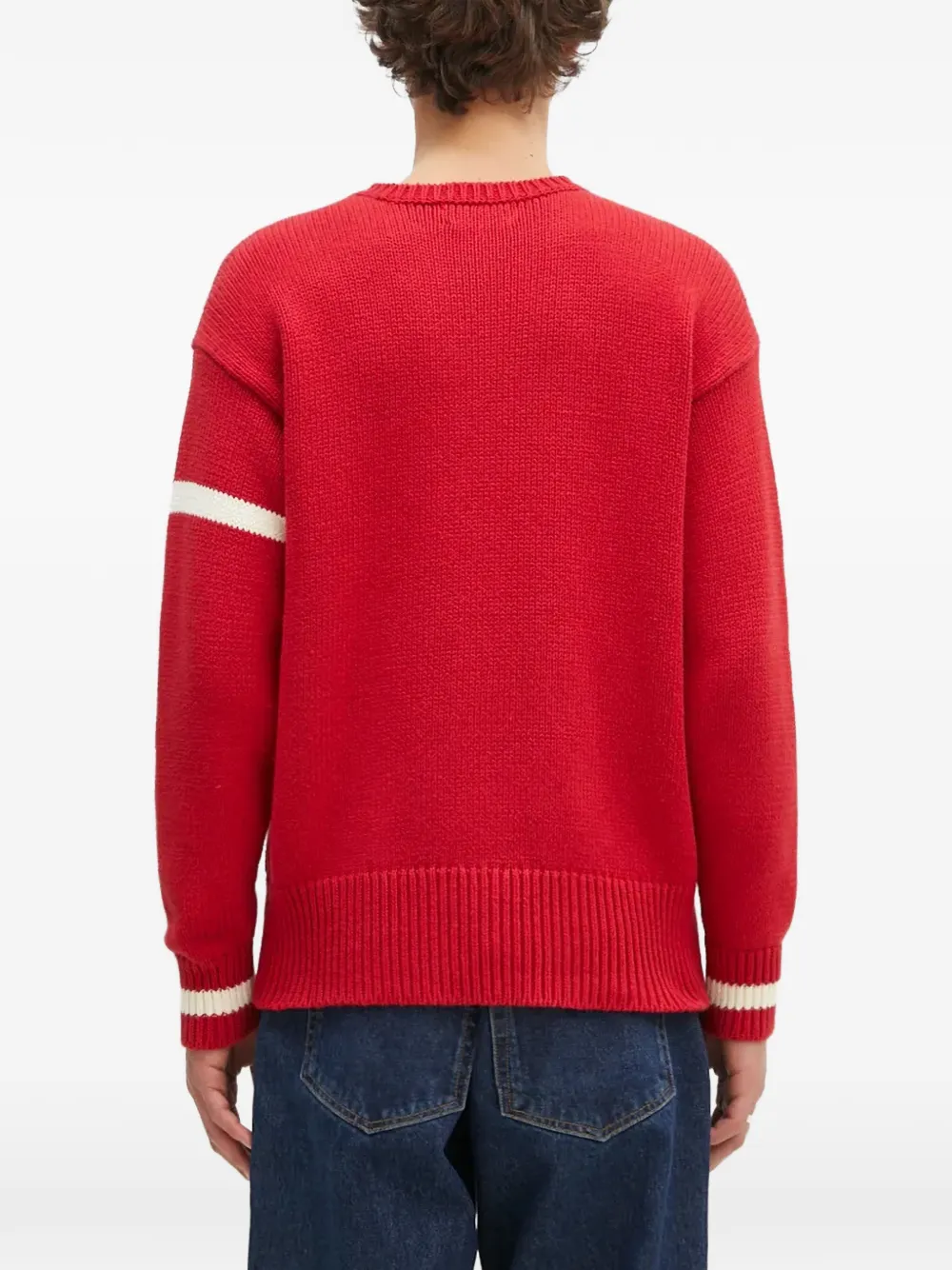 Polo Ralph Lauren Intarsia trui met logoprint Rood