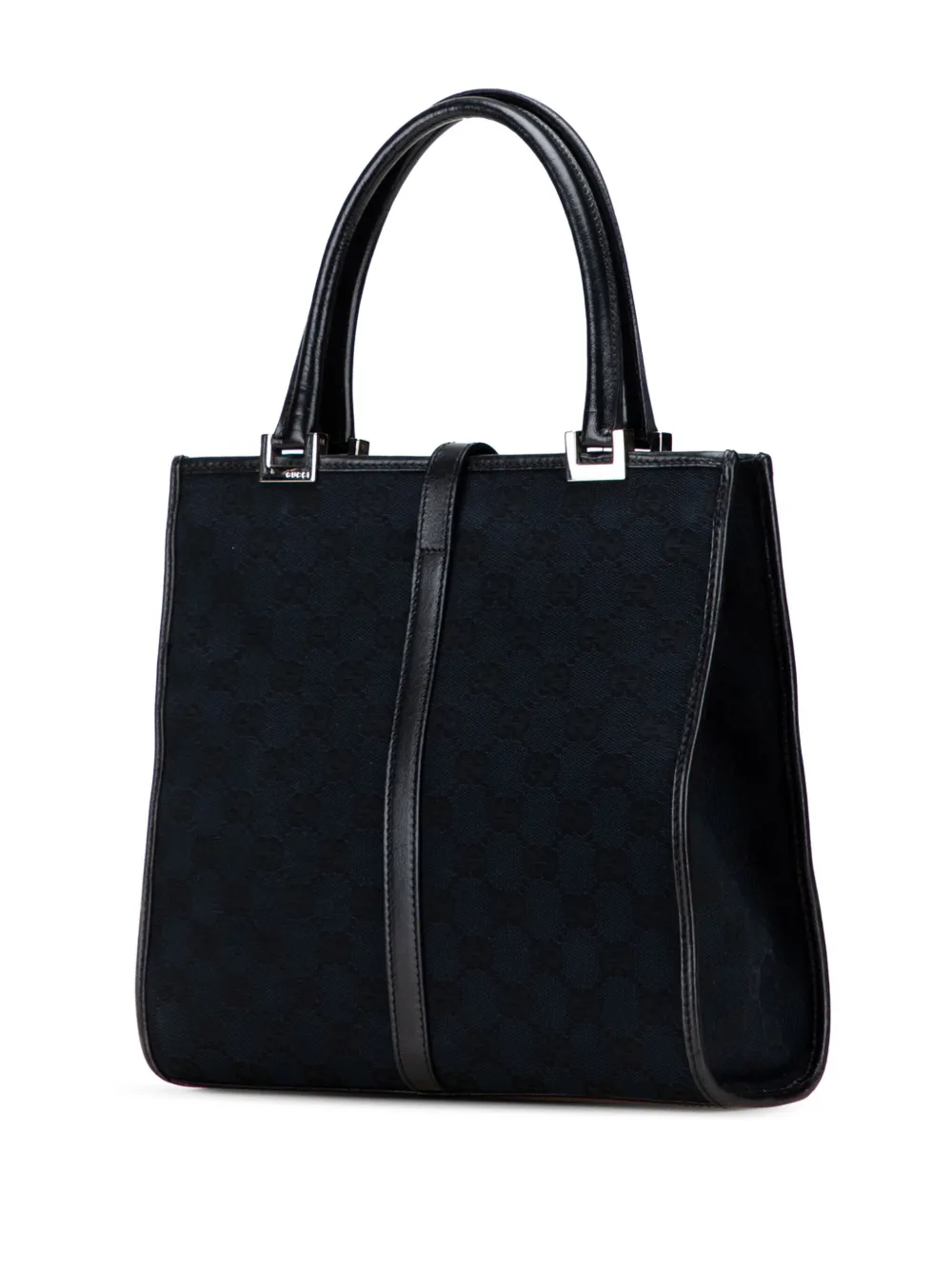 Pre-owned Gucci 2000-2015 Gg Canvas Jackie Handbag In Blue