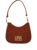 Love Moschino checked-pattern shoulder bag - Brown