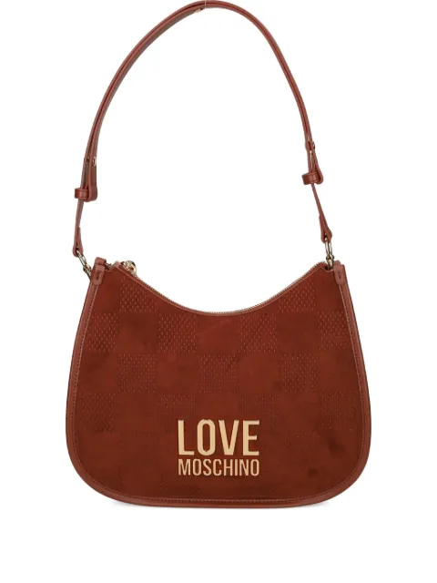 Love Moschino checked-pattern shoulder bag