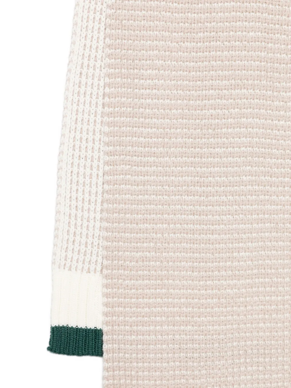 Emporio Armani Kids ribbed-knit panelled scarf | Girls Accessories | Image 2