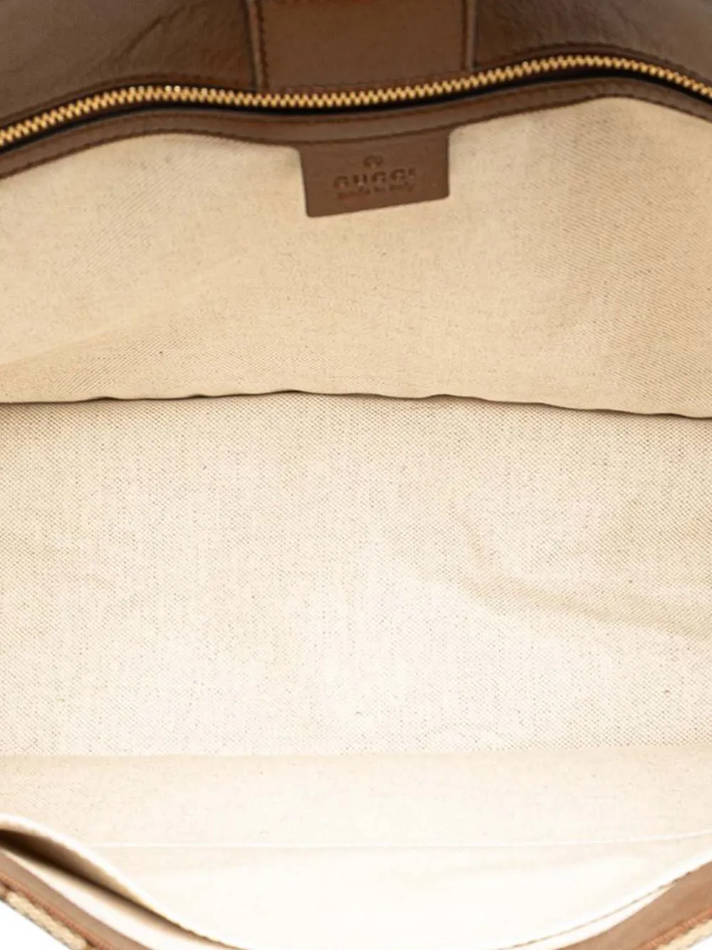 Pre-owned Gucci 2016-2025 Medium Gg Canvas Horsebit 1955 Tote Bag In Brown