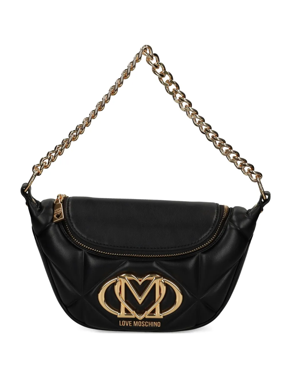 Love Moschino Quilted Shoulder Bag In Black