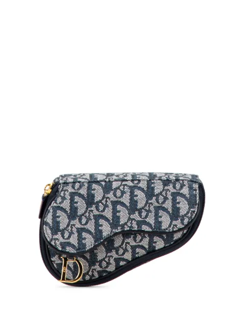 Christian Dior Pre-Owned 1998 Diorissimo Canvas Saddle pouch