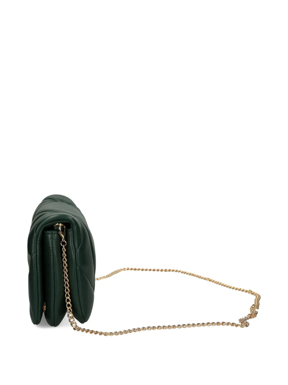 Love Moschino Quilted Chain Shoulder Bag In Green