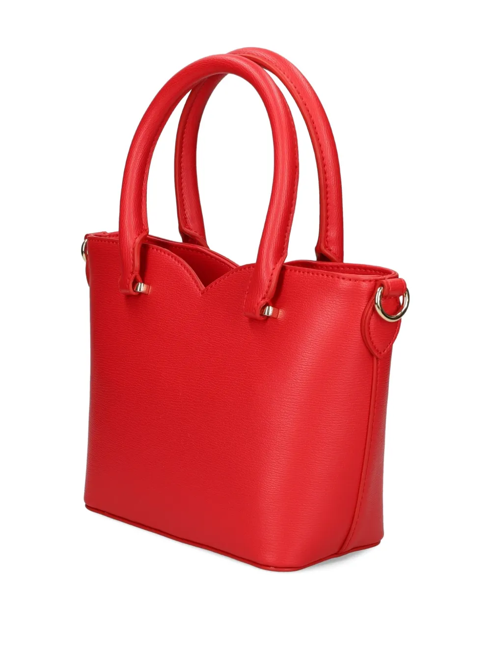 Love Moschino Logo-plaque Tote Bag In Red
