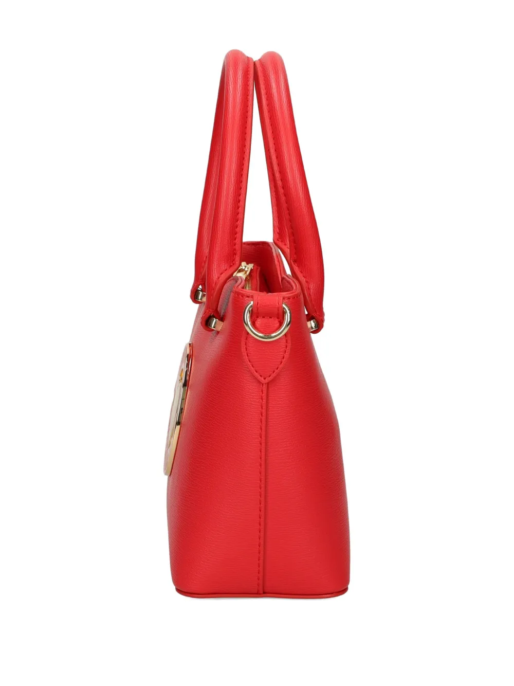 Love Moschino Logo-plaque Tote Bag In Red