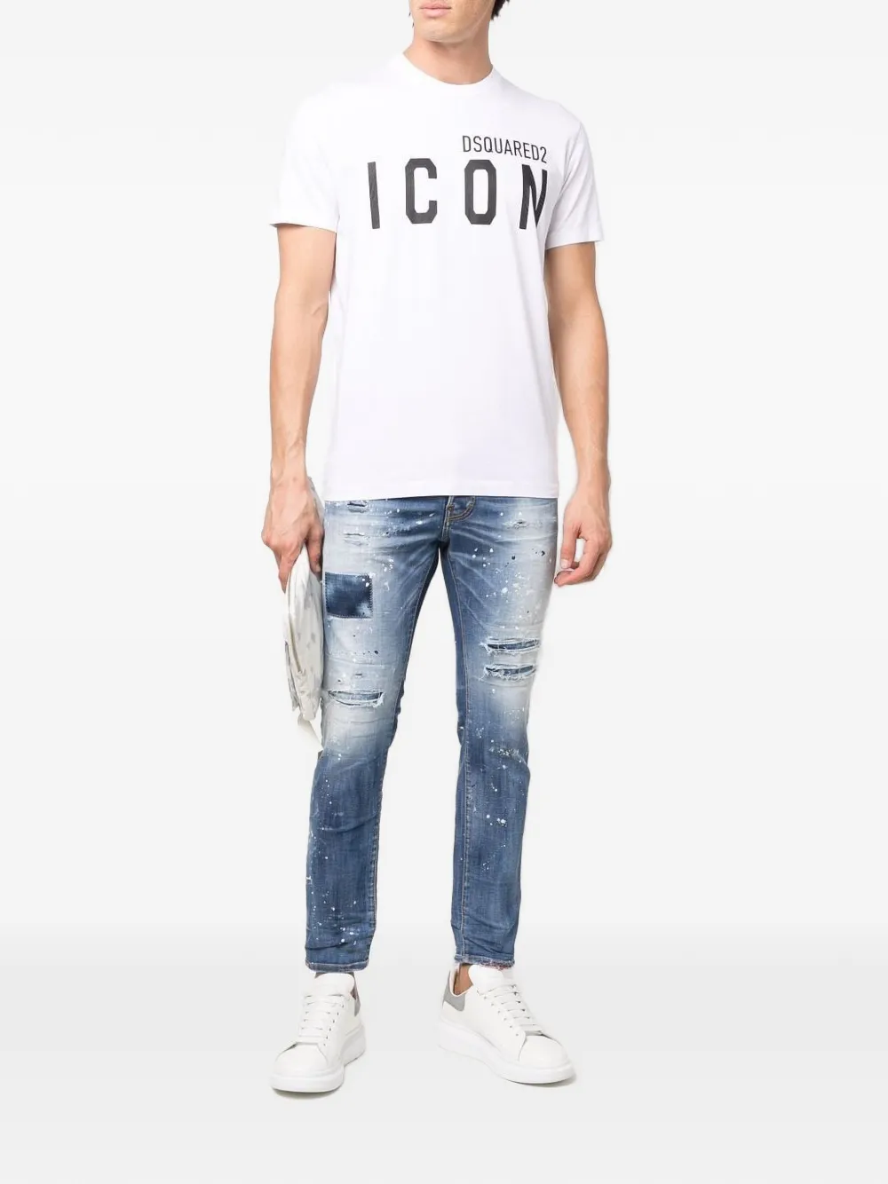 DSQUARED2 T-shirts and Polos 100|White
