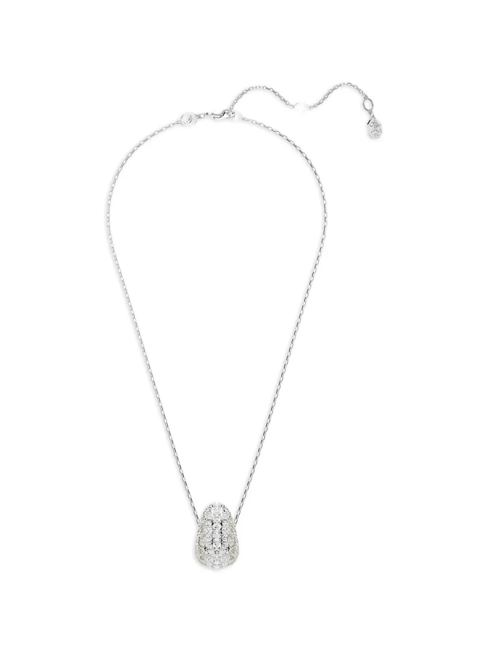 Swarovski Collana con pavé di cristalli - Argento