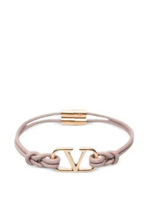 Valentino Garavani Vロゴ シグネチャー ブレスレット | ピンク