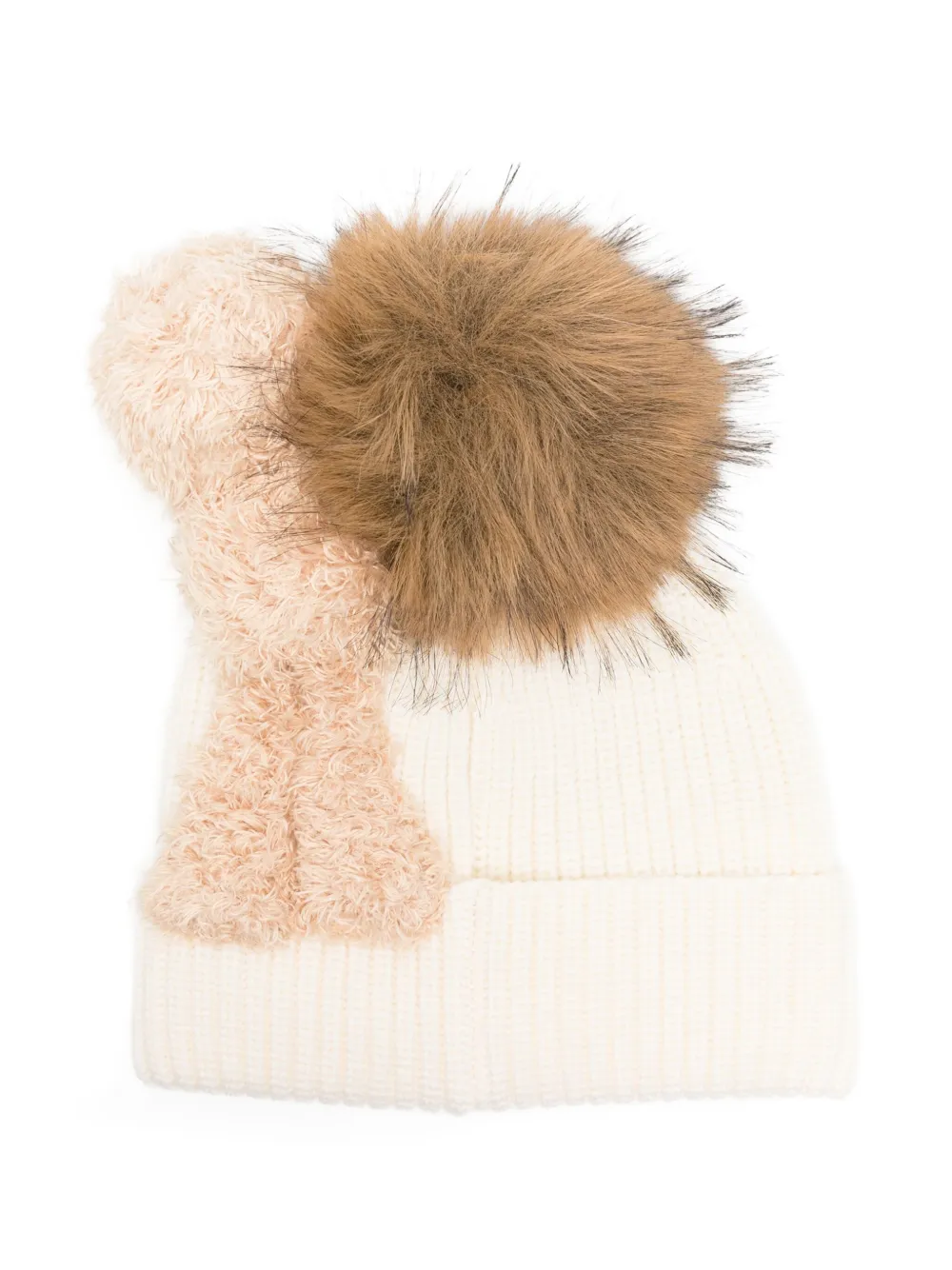 Monnalisa gorro con doble pompón | Sombreros tejidos | Image 2