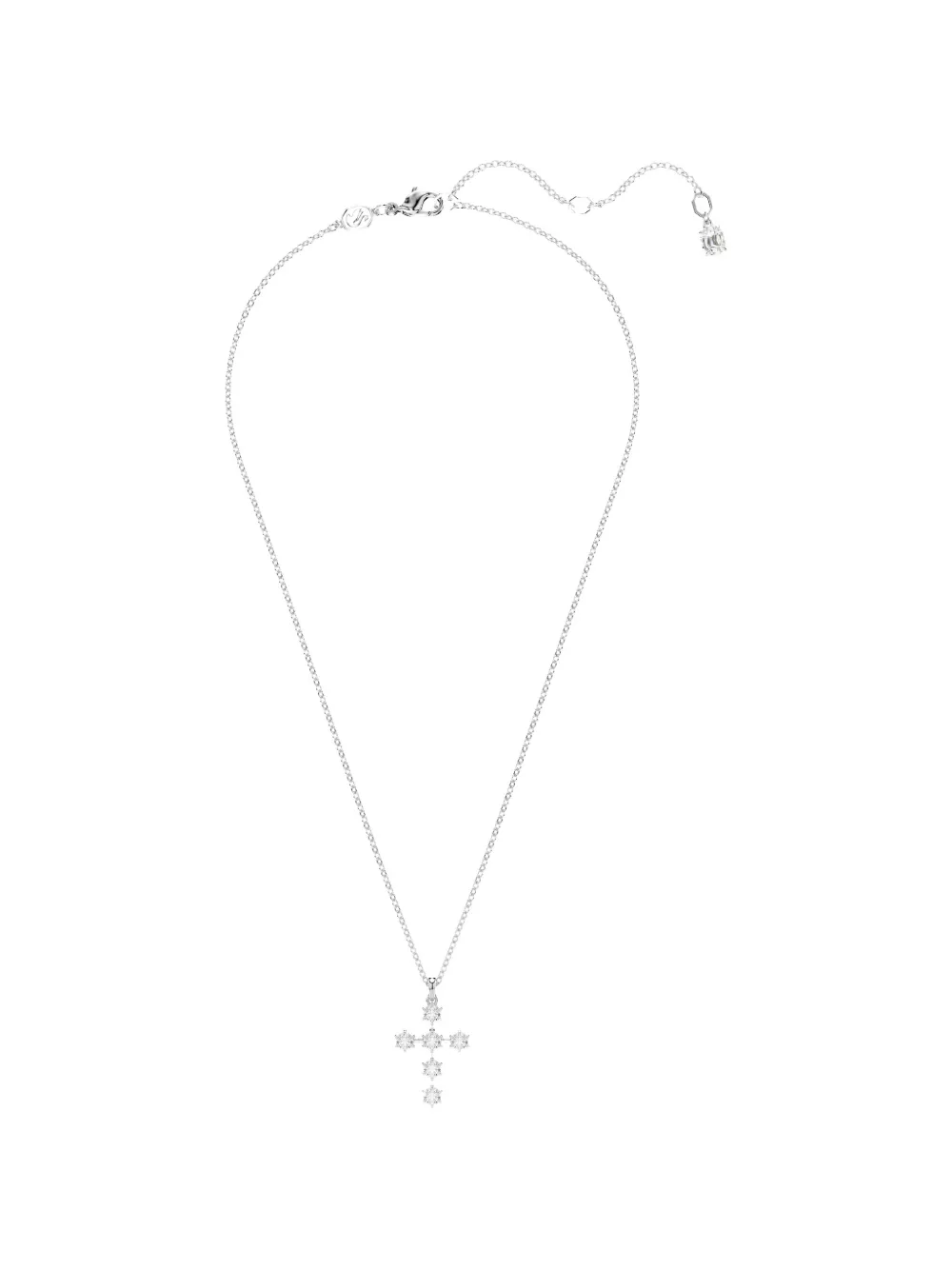 Swarovski Halskette mit Kristallen - Silber