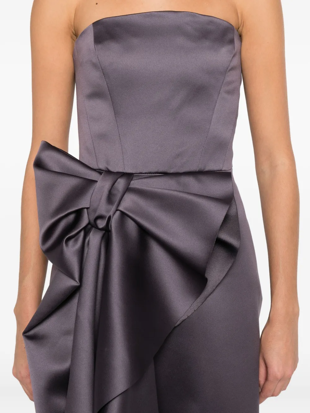 Viktor & Rolf Bow Gown In Purple