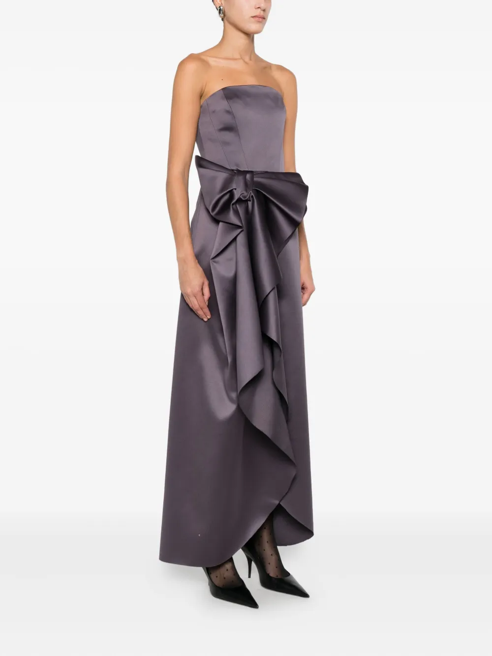 Viktor & Rolf Bow Gown In Purple