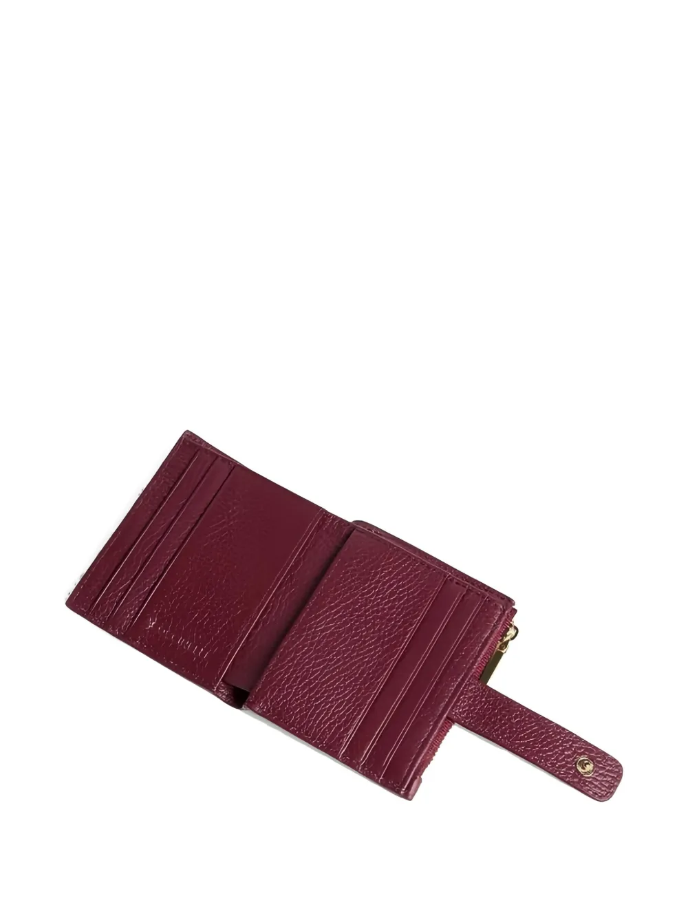 Coccinelle Leather Zip-fastening Wallet In Red