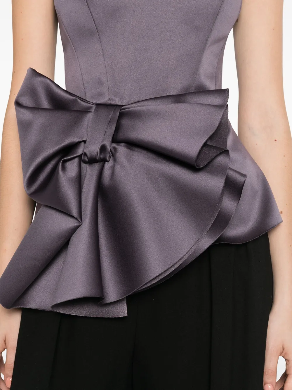 Viktor & Rolf Top met strik Grijs