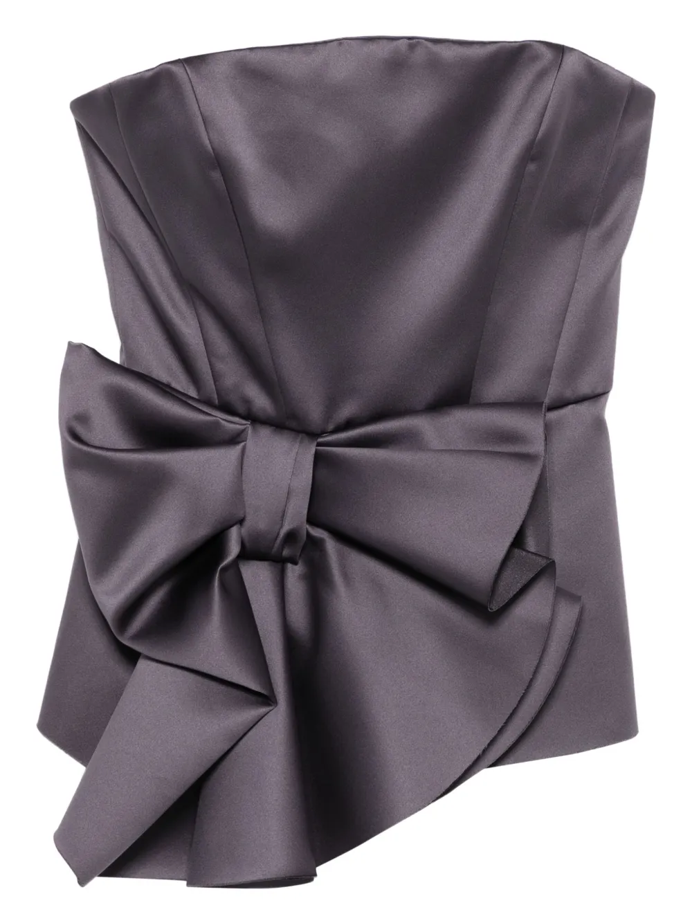 Viktor & Rolf bow-detail bustier top | Grey | Image 1