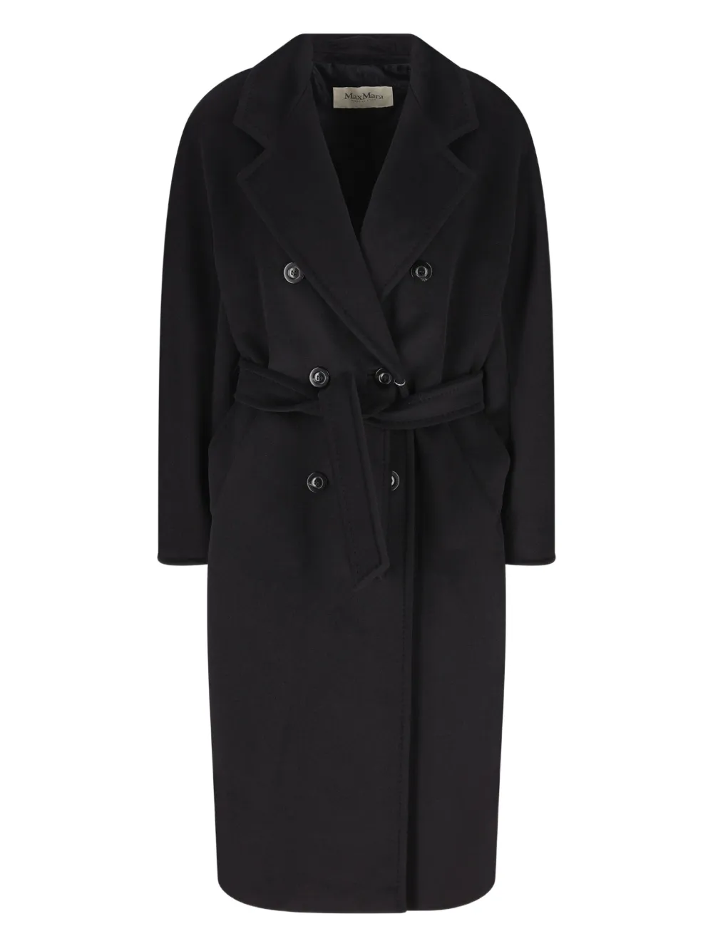 Max Mara belted double-breasted coat | Black | Image 1