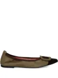 Pretty Ballerinas Ella pointed-toe balle flats - Green