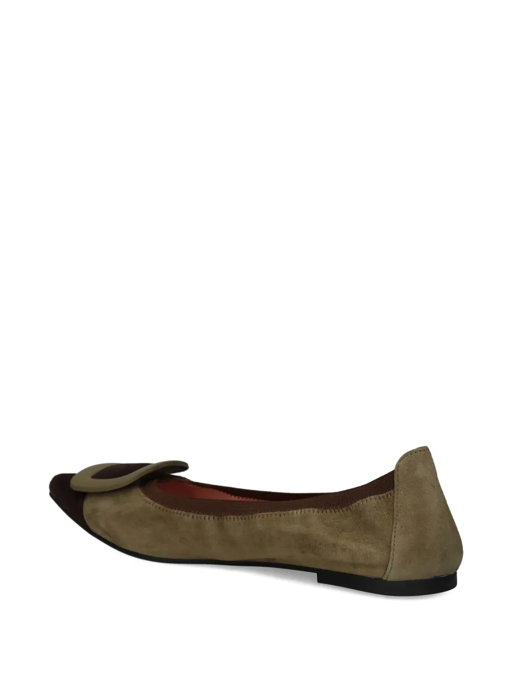 Pretty Ballerinas Ella pointed-toe balle flats Green