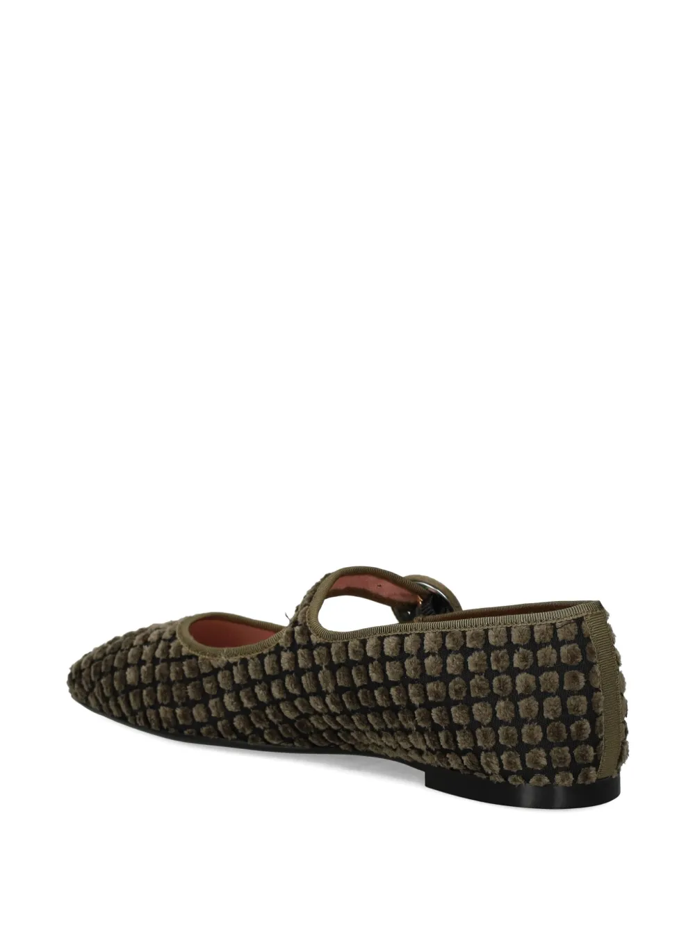 Pretty Ballerinas Georgia buckle-detail ballet flats Green