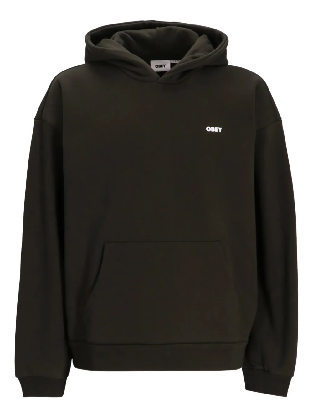 Obey print hoodie | Black | Image 1