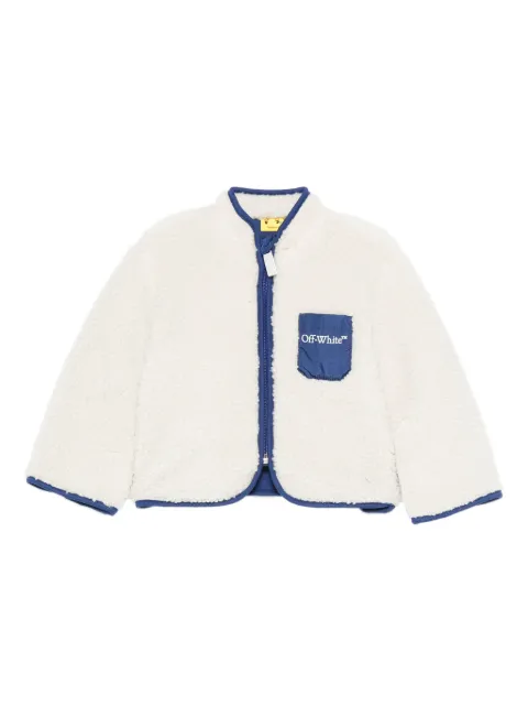 Off-White chamarra con cierre