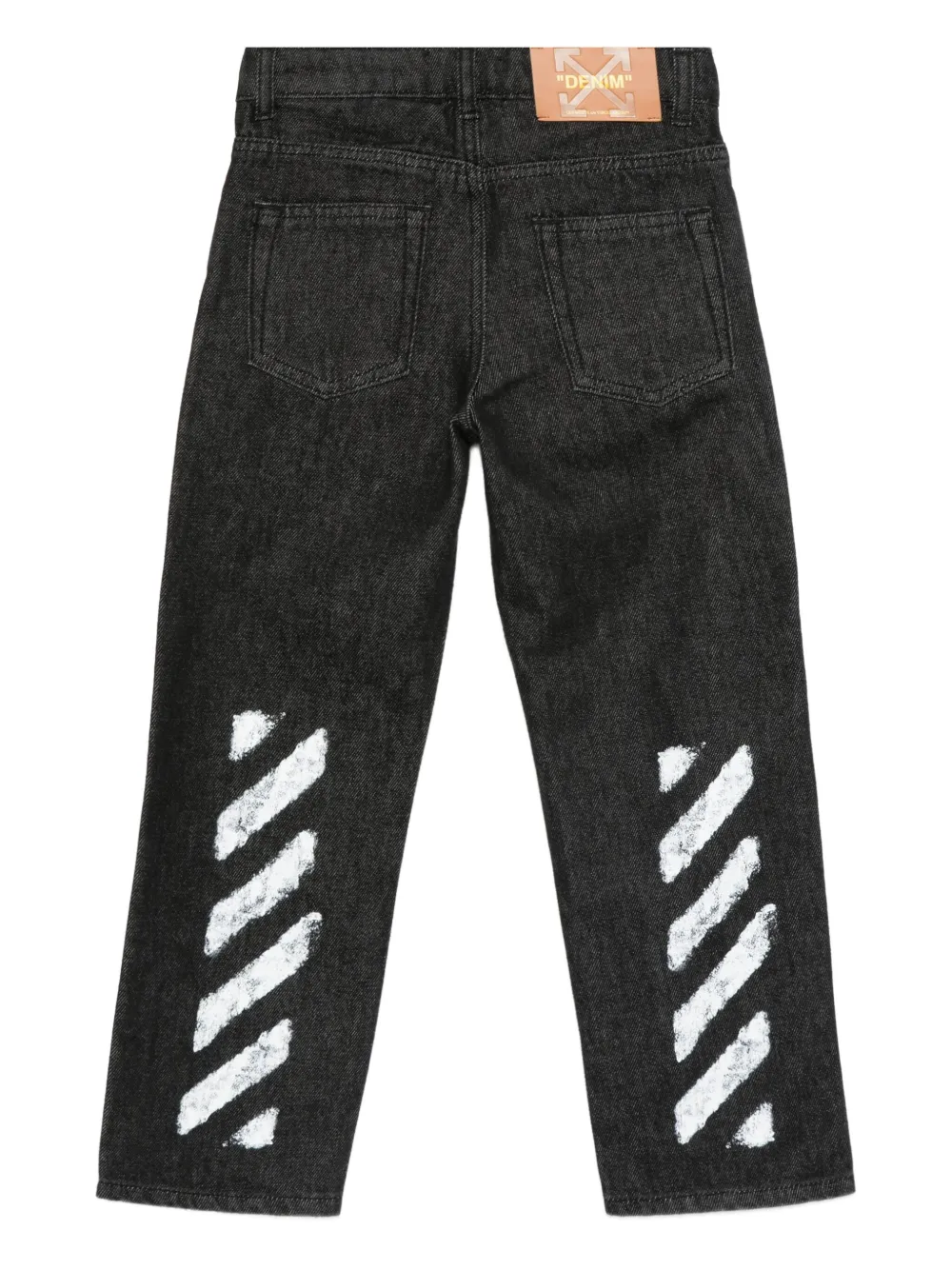 Off-White Kids logo-patch jeans | Girls Clothing | Image 2