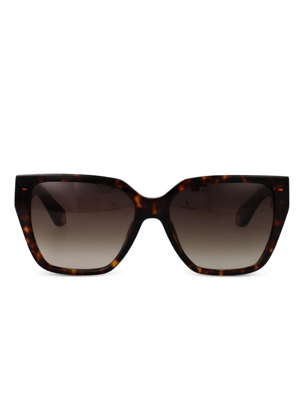 Roberto Cavalli logo-plaque square sunglasses - Marrone