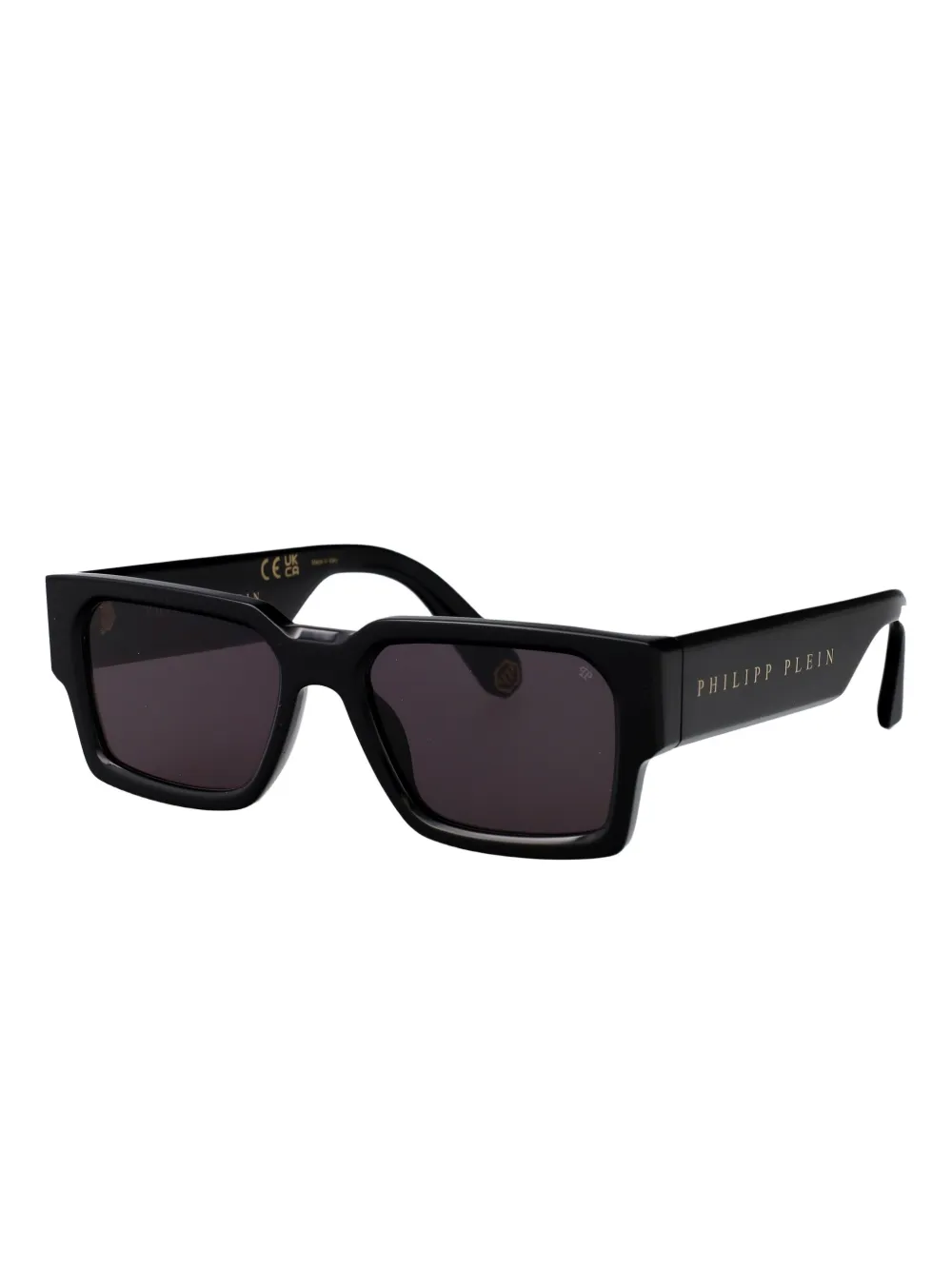 Philipp Plein Eyewear Master zonnebril met vierkant montuur Zwart