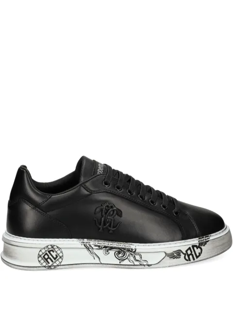 Roberto Cavalli logo-embellished sneakers