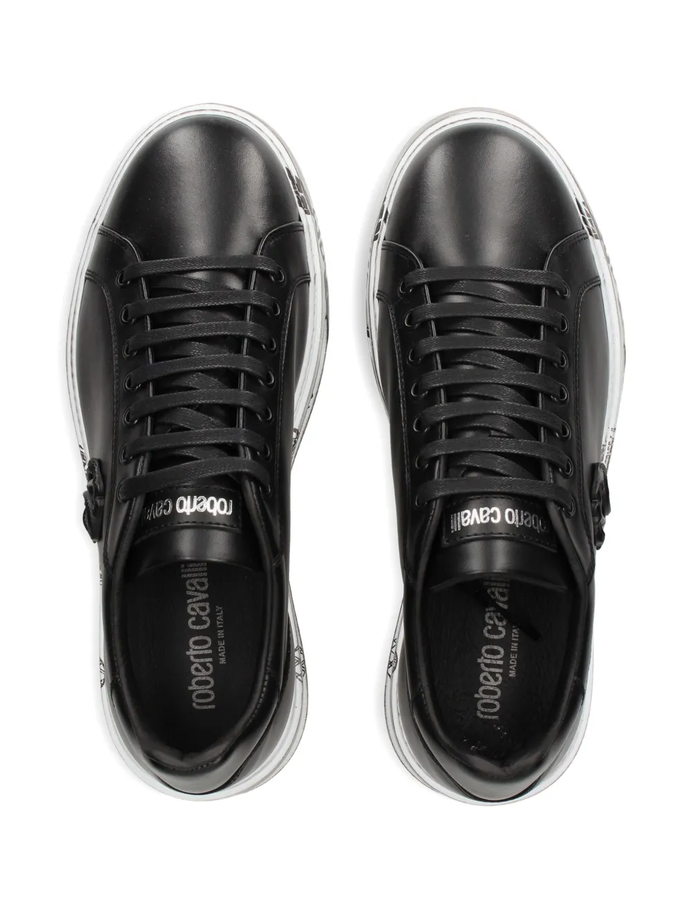 Roberto Cavalli Logo-embellished Sneakers In Multi