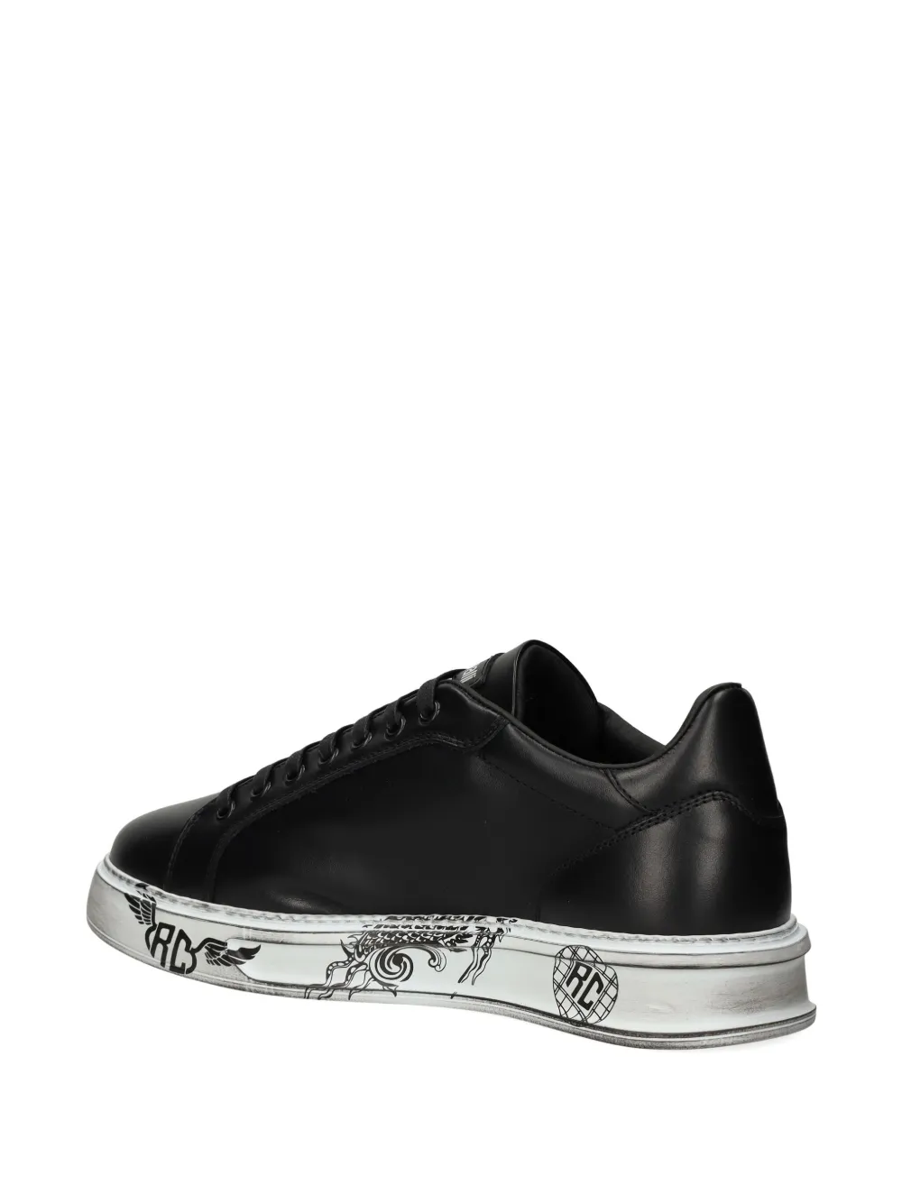 Roberto Cavalli Logo-embellished Sneakers In Multi
