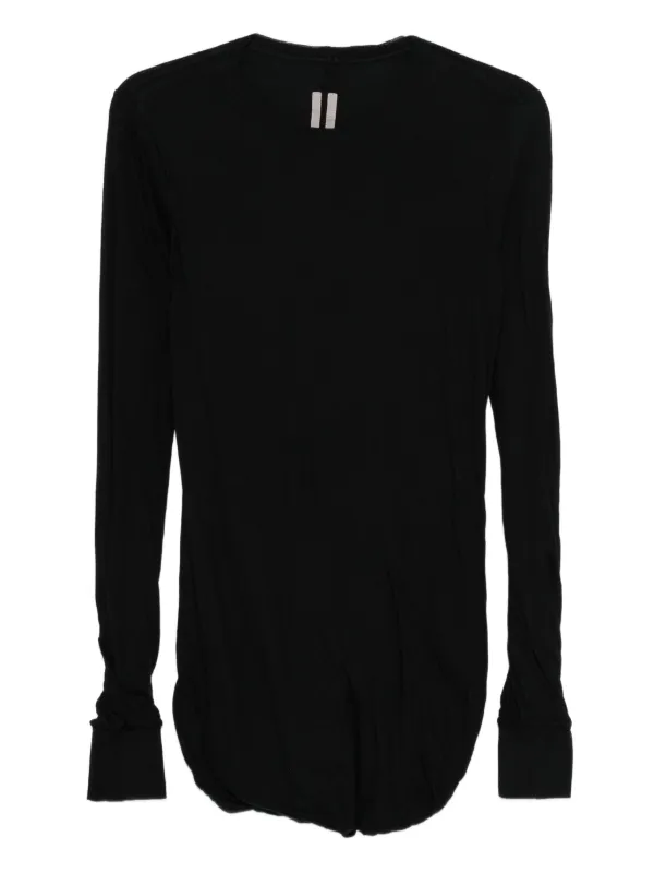 22FW Rick Owens Double LS T BLACK【XL】長袖 31883565_61811634_600.jpg